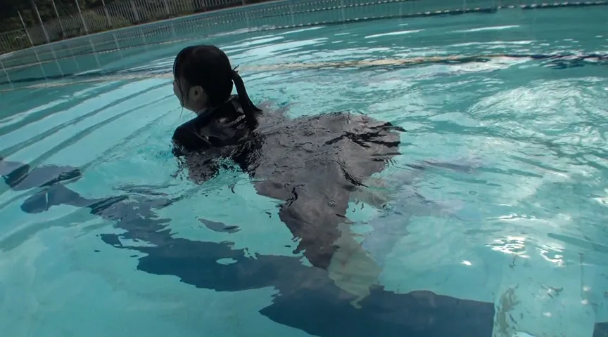 【JK着衣水泳】2人だけの思い出作り
