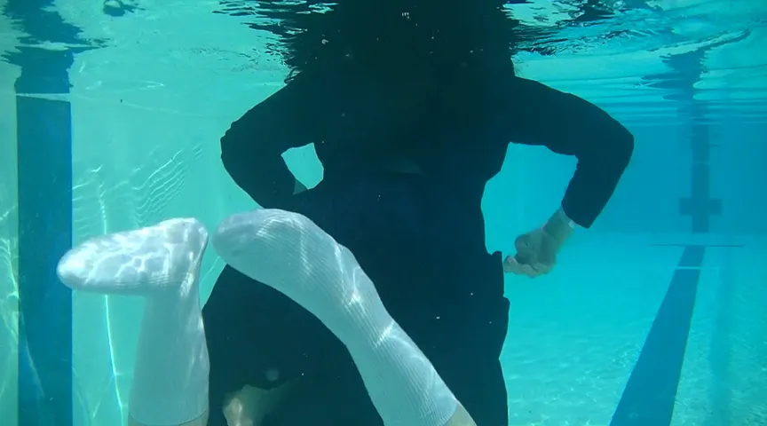 【JK着衣水泳】2人だけの思い出作り