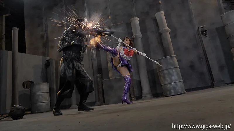 【セーラーサターンパロディAV】美聖女戦士セーラーナイトエルメス ～最強戦士封じ込め計画～ 月島花