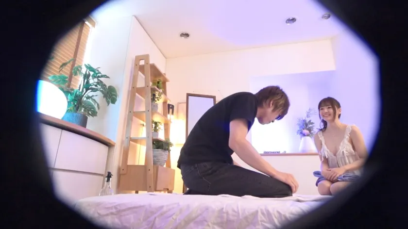 【結城のの】【メンエス盗撮/まにゅ/21歳/中出し】Eカップ巨乳＆モデル級スタイル！！極上美少女JDにお金握らせガチ本番生膣無許可中出し！！