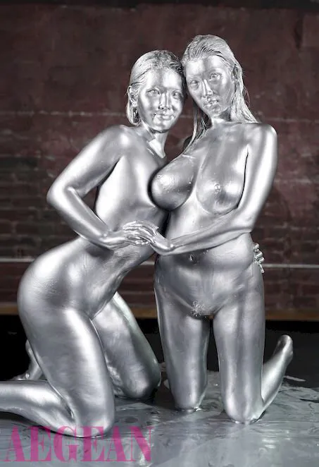 【桧山ゆりか 河合陽菜】銀粉レズ 異常な姿で愛し合う変態レズカップル