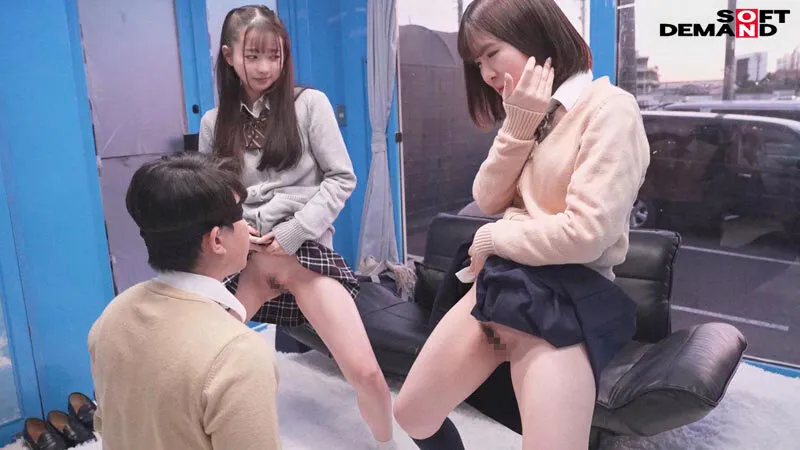 【高島愛 中丸未来 他】【JK】彼氏さん！目隠ししても愛する彼女のおマ●コ当てられますか！？ Inマジックミラー号