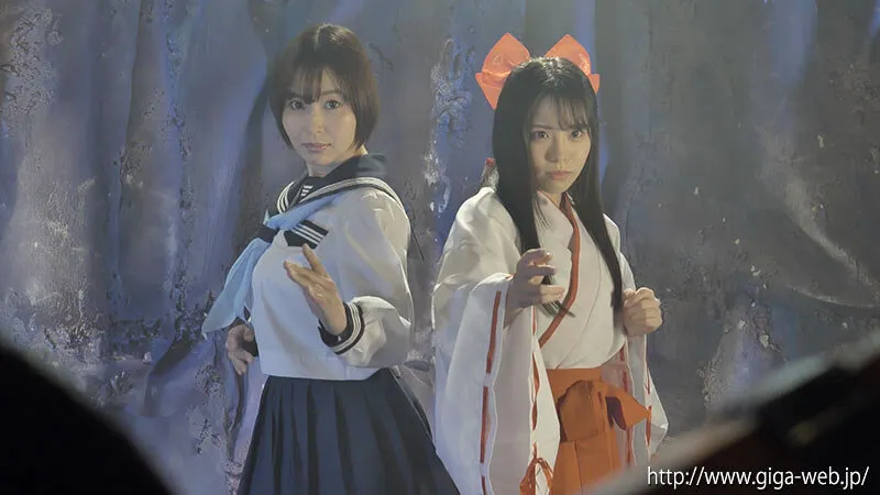 【月島花 鈴音杏夏】美少女戦士セーラーエリアス＆セーラーフレア 丸呑み触手溶解地獄