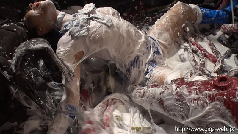 【月島花 鈴音杏夏】美少女戦士セーラーエリアス＆セーラーフレア 丸呑み触手溶解地獄