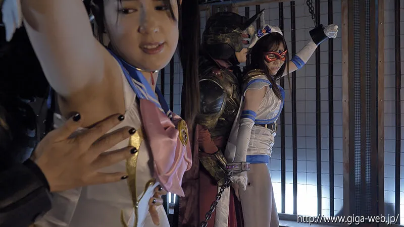 【白石かんな 本郷まや】美少女戦士セーラーエルメスVS美少女仮面フォンテーヌ 美少女ヒロイン対決！