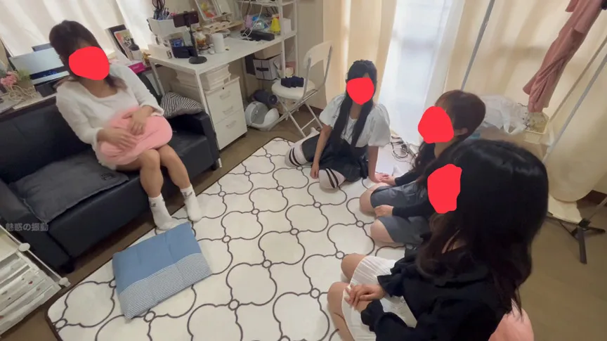 【珠宮さき 嶺生まや 他】彼女の目の前で彼女の友達3人にNTR電気アンマで逝かされる