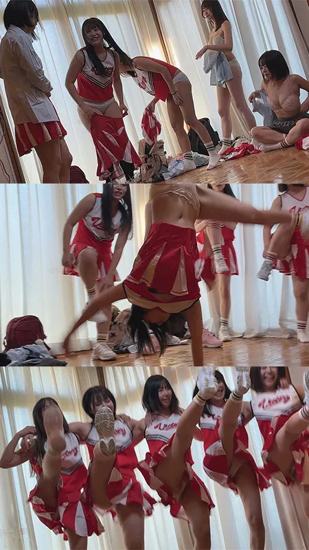 【鈴音杏夏 桐香ゆうり 深月めい 他】リン＆もなか＆めい＆ゆうり＆きょうか【チア部JK 盗撮・乱交・中出しハメ撮り流出】