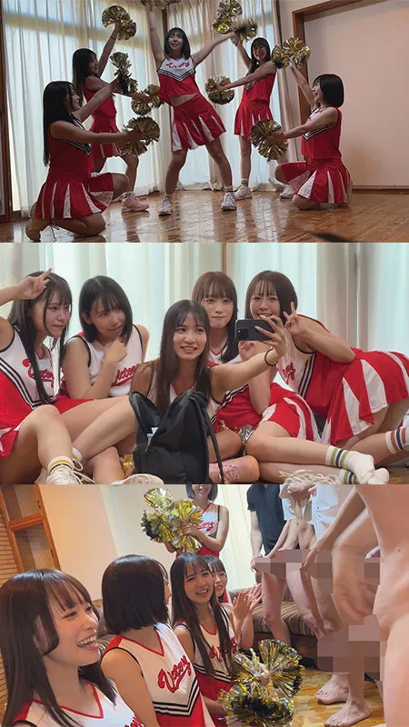 【鈴音杏夏 桐香ゆうり 深月めい 他】リン＆もなか＆めい＆ゆうり＆きょうか【チア部JK 盗撮・乱交・中出しハメ撮り流出】