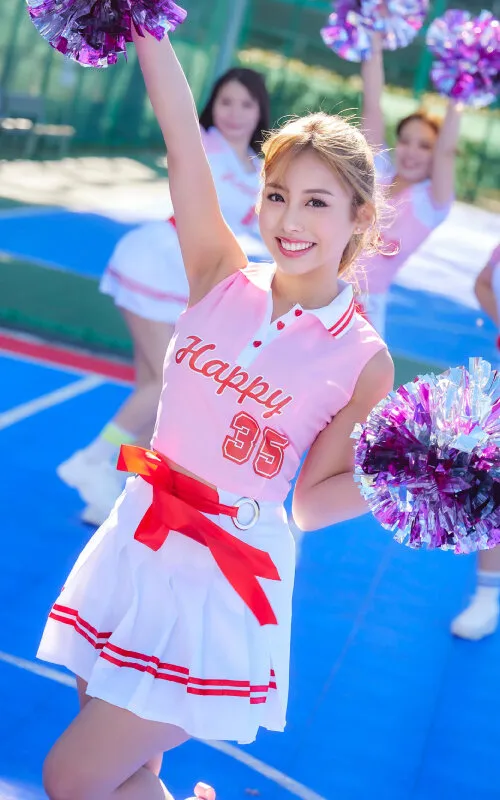 【有栖舞衣】精子一掃！桃尻太ももプレス！躍動する大殿筋のかしましチアダンルンバGAL！懲らしめ生ハメSEXで羞恥絶頂