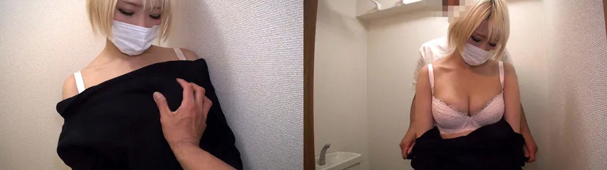 【乙アリス】個撮）ショートカット金髪ギャル【Gカップ巨乳】イクまで止めない！高速ノーハンドピストンフェラ【口内発射】