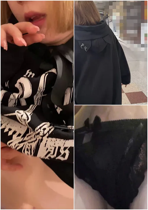 【金髪ギャル痴漢】窃触記録映像96