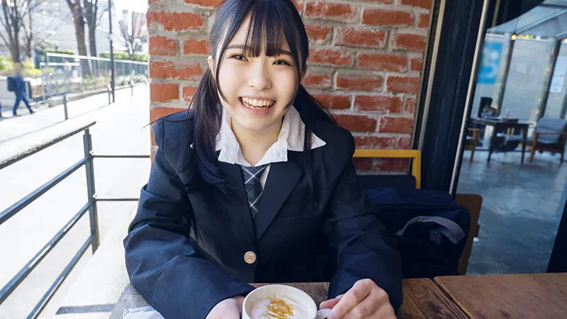 【月本海咲】【JK】【アフスク☆セックス】身長142cmのウルトラスーパーミニ系ガール！敏感過ぎるミニボディのキツキツマ○コに大量中出し！！