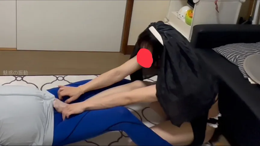 M女の“玩具の永衣”ちゃんに玩具にされた！ラップでぐるぐる巻きにされて電気アンマ敗北射精！ドM女子がなんでこんなに電気アンマ上手いんだ？