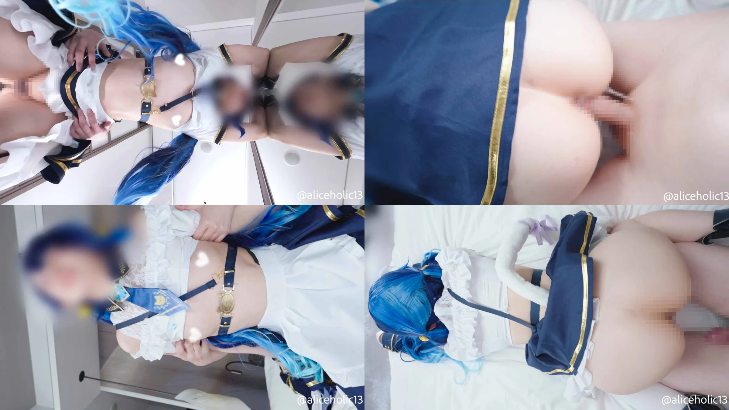 【にじさんじ天宮こころ(軍服メイド)】【素人 個人撮影】生意気媚び売りコンカフェレイヤーに逆流するほど大量中◯し おきゅおわ生◯メ連続絶頂イキ狂わせ