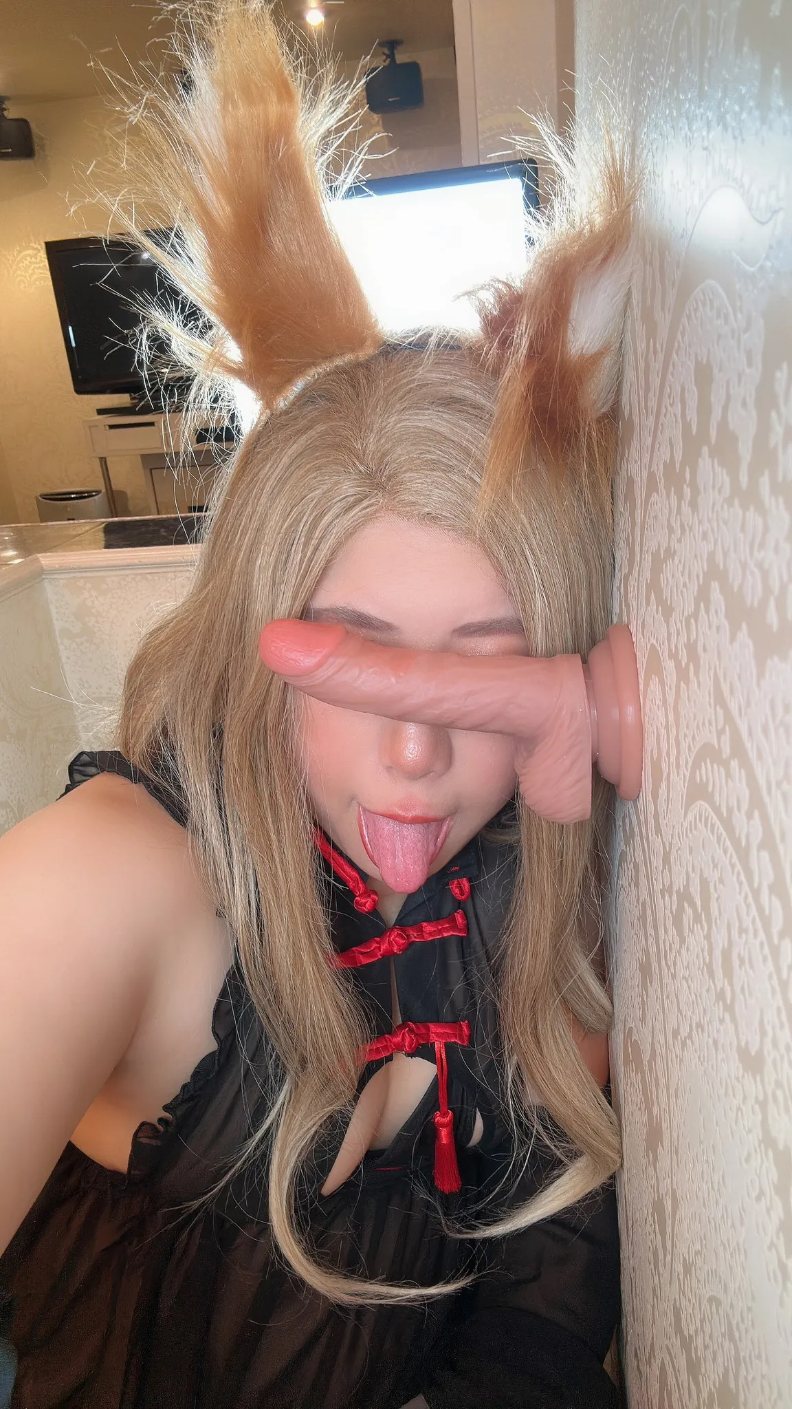 【たろう】【シースルチャイナ狐娘コスROM】こんこん狐につままれる