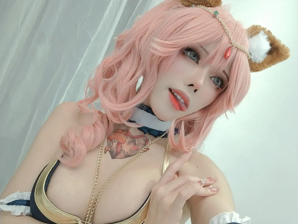 【FGO玉藻の前コスROM】★2K★Coser-TiTi No.06　玉藻前拘束　54P2V