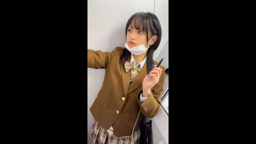 【渚みつき】【JK】【イクイク絶頂】見た目強そうなのに超敏感にイキまくる裏垢ギャル(19)と制服コスプレSEXした伝説の記録