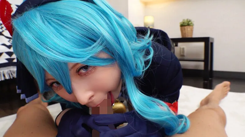 【有岡みう】【ブルアカ天雨アコ コスプレAV】横乳の完全再現！？Iカップレイヤーみうちゃん、賭けに弱すぎてセクハラされまくり！