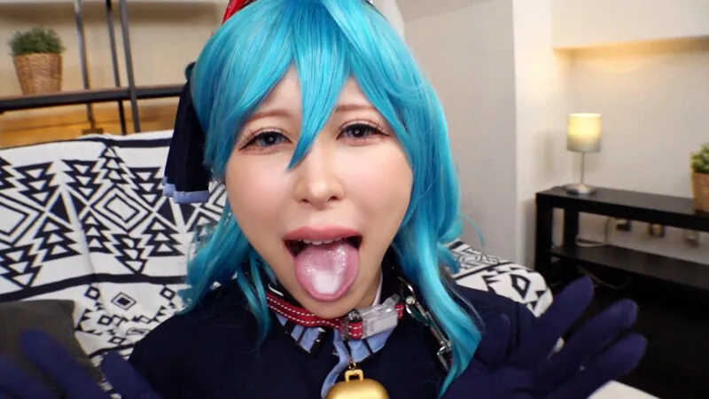 【有岡みう】【ブルアカ天雨アコ コスプレAV】横乳の完全再現！？Iカップレイヤーみうちゃん、賭けに弱すぎてセクハラされまくり！