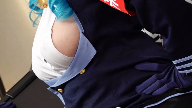 【有岡みう】【ブルアカ天雨アコ コスプレAV】横乳の完全再現！？Iカップレイヤーみうちゃん、賭けに弱すぎてセクハラされまくり！