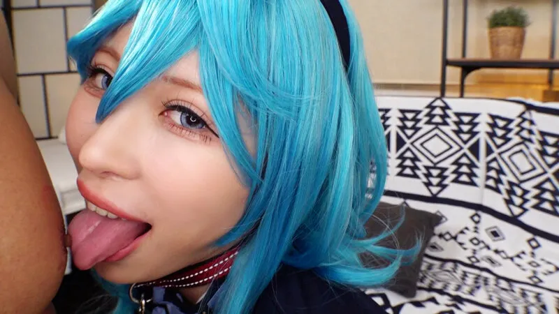 【有岡みう】【ブルアカ天雨アコ コスプレAV】横乳の完全再現！？Iカップレイヤーみうちゃん、賭けに弱すぎてセクハラされまくり！