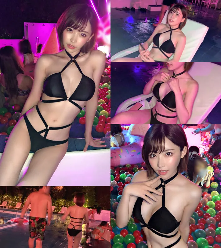 【深田えいみ】りの【Fカップインスタグラマー ナイトプール・ハメ撮り流出】