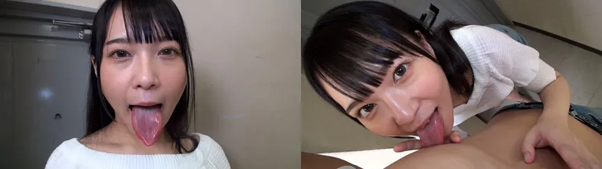 個撮）本当に可愛い！フェラチオアイドル4【Aカップ微乳＆デカベロ】可愛い顔してエグいフェラ技！極上のノーハンドフェラ【口内発射】