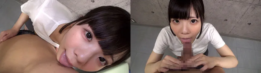 個撮）色白キュートなお姉さん【Gカップ美巨乳】極上口マ●コ！ジュボジュボノーハンドフェラ【口内発射】