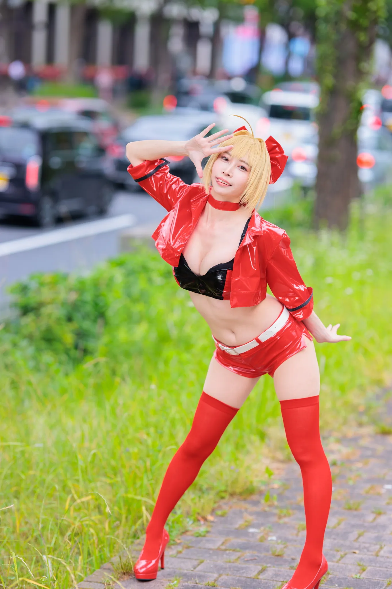 【みーや】【FGOネロ(レースクイーン)】Miiya Grand/Order -Nero Raching-