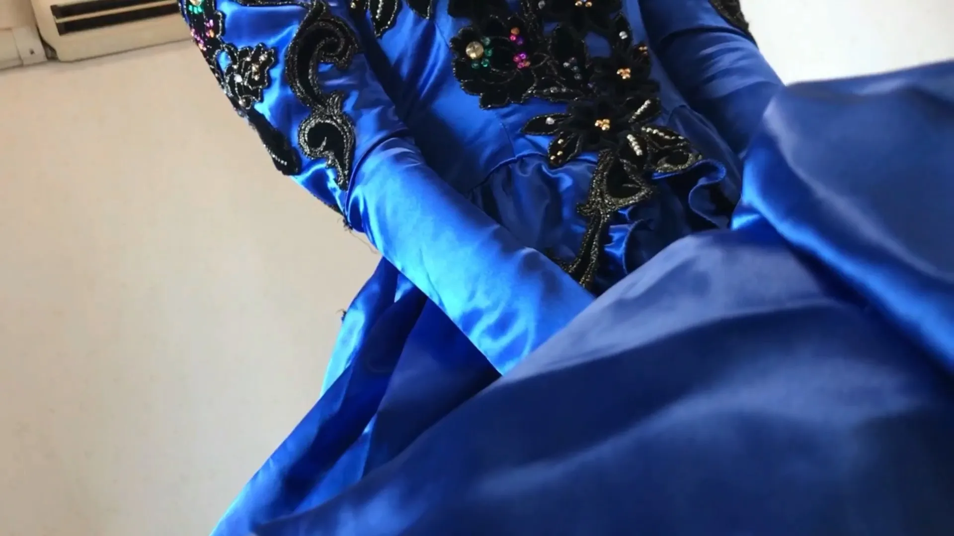 【青ドレス着衣同人AV】★THE SATIN GAME★vol.13