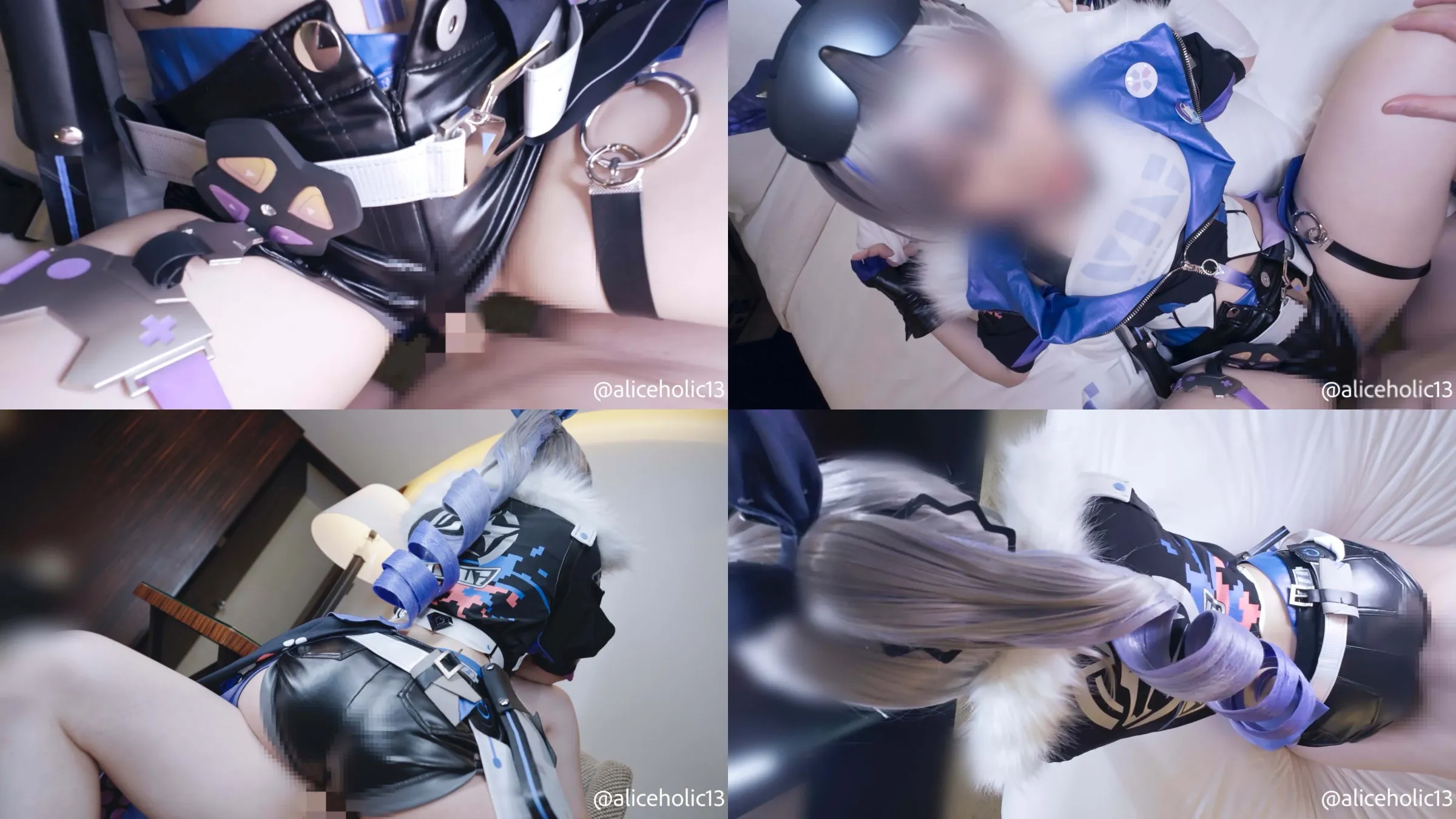 【崩壊スターレイル銀狼同人AV】【素人生ハメ撮り】宅コスTikt◯kerヤリマンレイヤーを個撮に誘い出してわからせ連続イキ