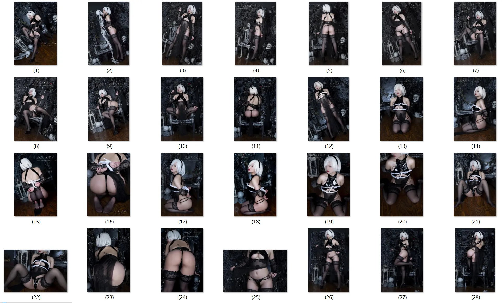 【NieR:Automata 2B】★8K★Coser-LAN NO.025 2B忍者 42P