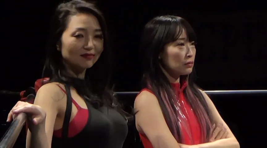 【未公開】ノーピープル・エニウェア・マッチ 2024年2月CPE新木場大会開場前に行われた非公開試合。酒井組長＆佐野直 vs リリー・ザ・ストリングス＆つむごき