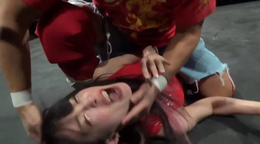 【未公開】ノーピープル・エニウェア・マッチ 2024年2月CPE新木場大会開場前に行われた非公開試合。酒井組長＆佐野直 vs リリー・ザ・ストリングス＆つむごき