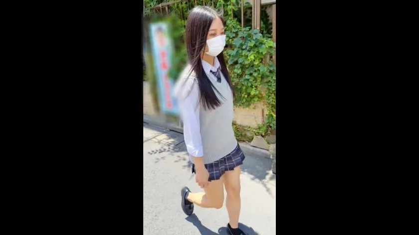 【前乃菜々】【JK】【180度大開脚の軟体BODY】裏垢で知り合ったE乳褐色学生(19)との汗だく濃厚中出しSEX映像が流出！！