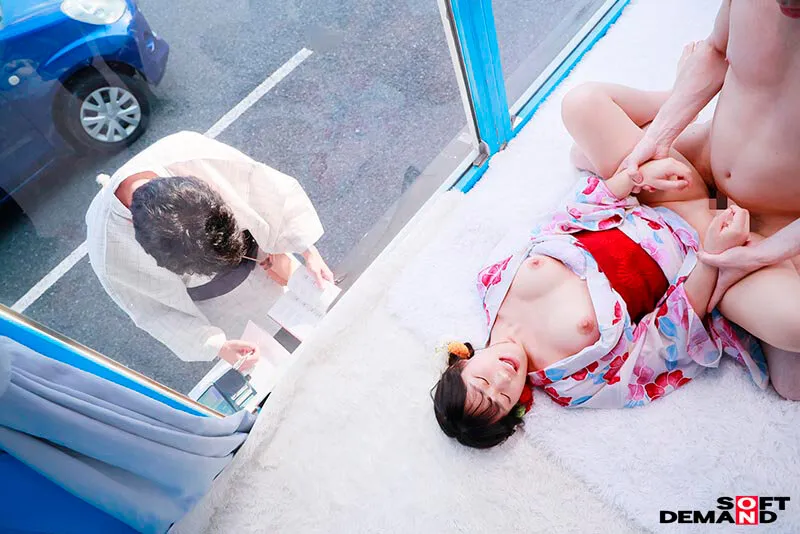 【JK】マジックミラー号 女子○生限定 彼女さん！彼氏のチ○ポ当ててください！！inマジックミラー号 夏祭りデート中の浴衣美少女SP