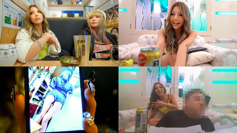 【金髪黒ギャル】【ハメログ】シコギャルにお酒を飲ませたらヤリマンオーラが全開だったのでそのままハメ撮りしちゃいました！ 岬あずさ