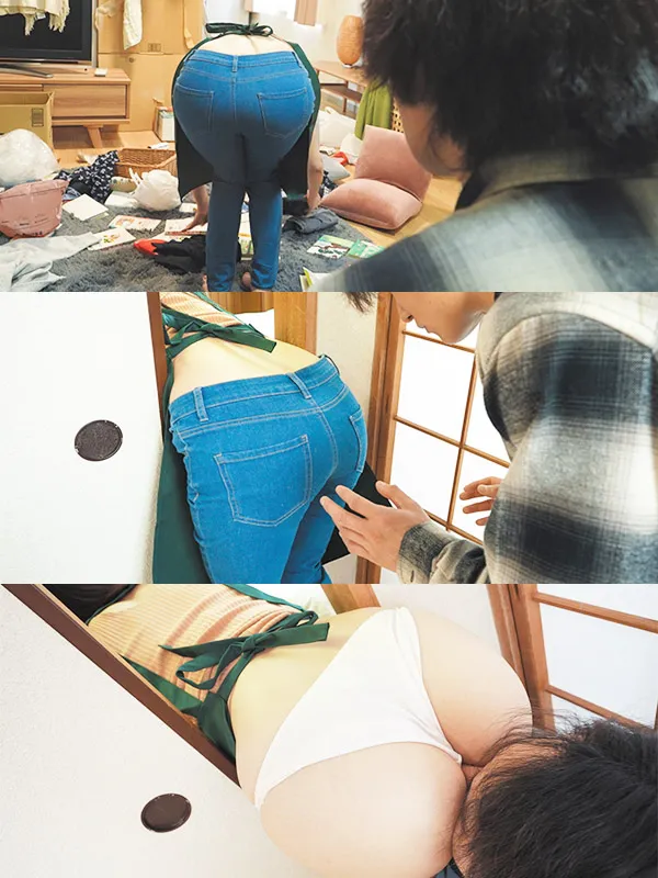 むちむちパツパツのデカエロ尻美女が家事代行でやって来たので…我慢できずケツコキでザーメン発射・神尻堪能バックでチ●ポ突き刺し・マ●コへザーメン中出し【前編】