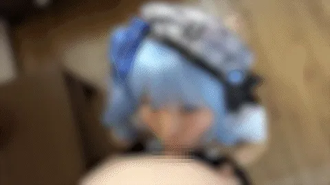 【ホロライブ星街すいせい同人AV】アゴ先まで伸びる刺激的な舌で舐め尽くす魅惑的なおしゃぶりに大量スプラッシュ