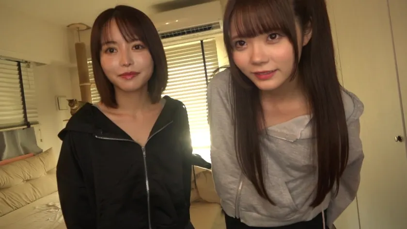 【星仲ここみ 美澄玲衣】【TikToker】有名Ti○○○kerのパパ活清楚系ビッチをハメ倒し！ホテルで密会し美女との夢の3P。