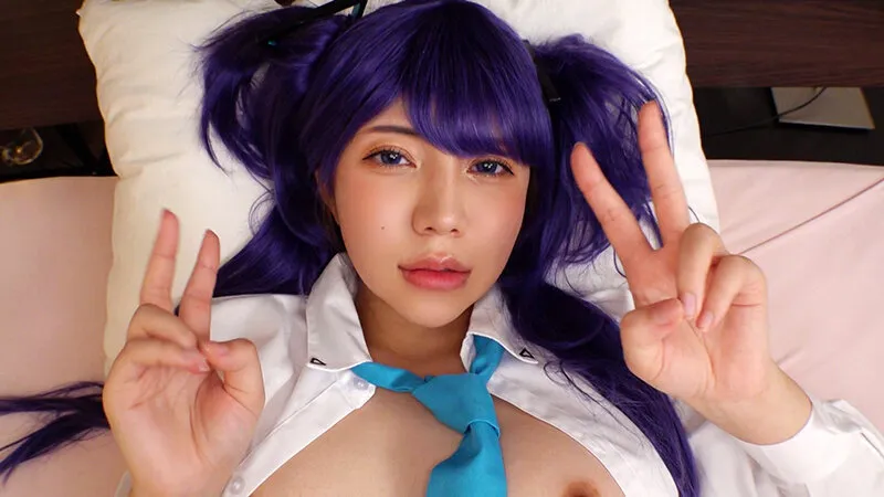 【流川莉央】【ブルアカ早瀬ユウカコスプレAV】先生、ちょっとザーメンいただけますか？関西出身でGカップにムッチリふとももにデカケツの属性マシマシのコスプレイヤーりおちゃんに中出し！