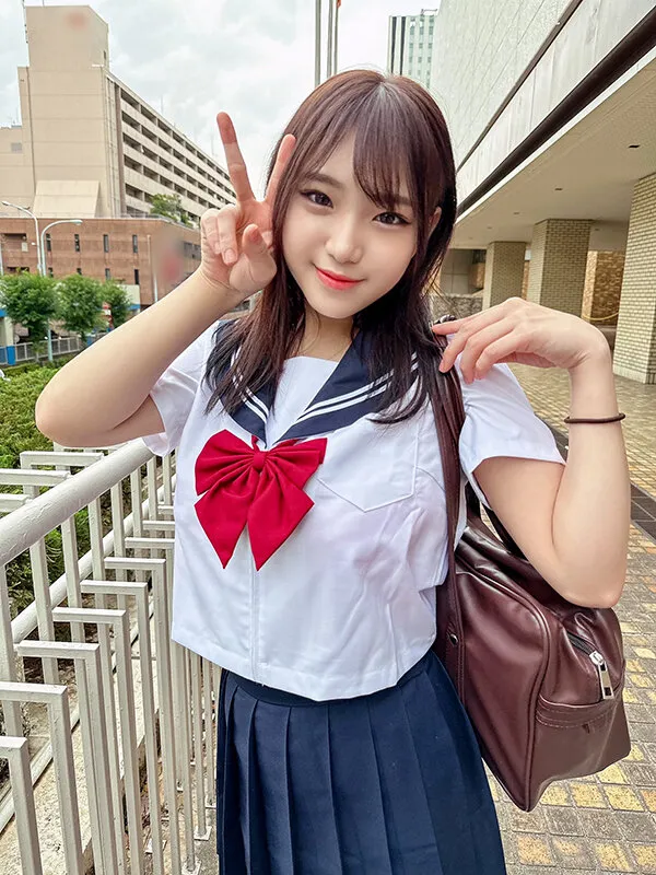 【辻いまる】【JK】【アフスク☆セックス】存在感抜群のHカップ爆乳に目が釘付け！！感度抜群のブルンブルンおっぱいに包まれながら大量中出し！！