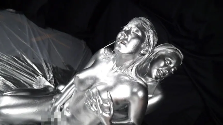 【かさいあみ 真名瀬りか】巨乳銀粉レズ