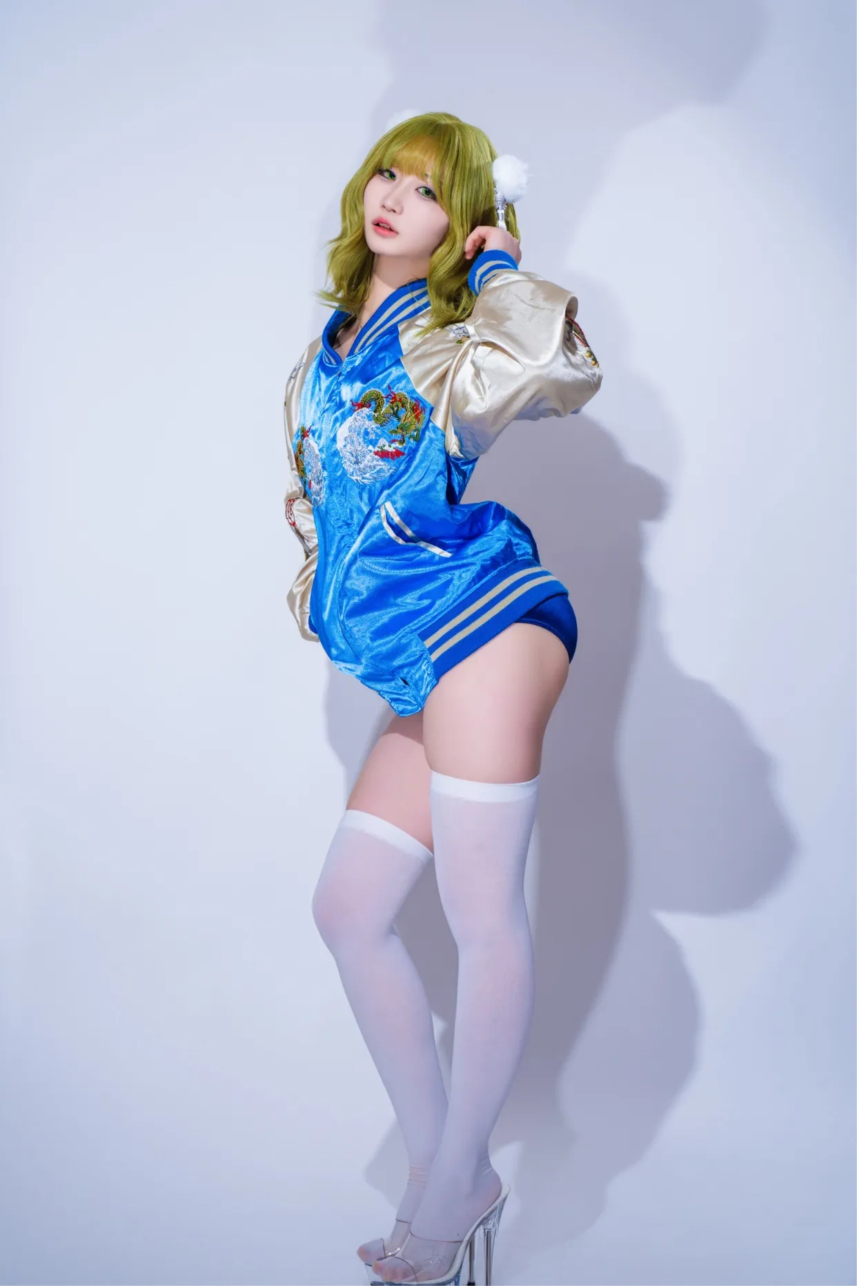 【むなちゃん。】【ニーハイスカジャンスク水】【リメイク版】謹賀新年2024