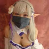 【リゼロエミリア同人AV】コスプレ　re●から始める●世界生活　エミ●アコス　complete