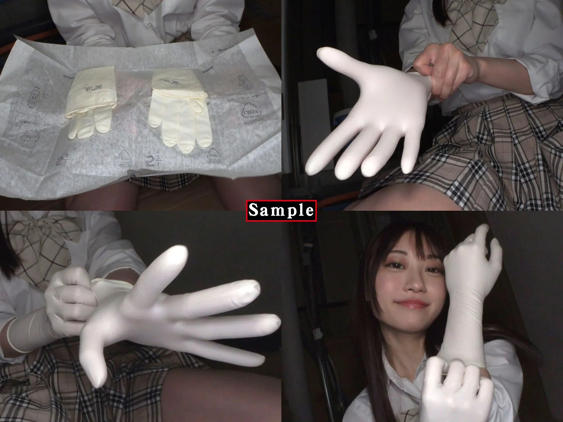 【JK】ゴム手袋手コキフェラNo.18〜優等性ちゃん/いちか(18)　