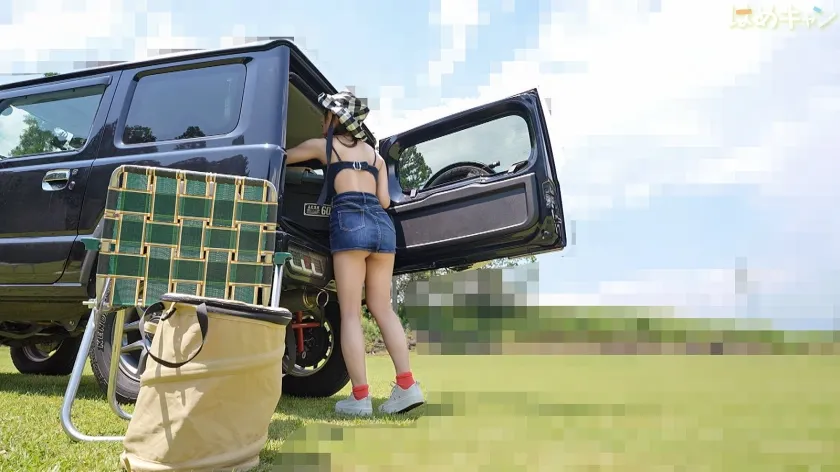 【天沢りん】【晴天のキャンプ場で汗かきながら腰を振る！】こんなにキモチイことがあるなんて！！開放的になった美少女はモチロン中出しOKです！！大自然なんで！！