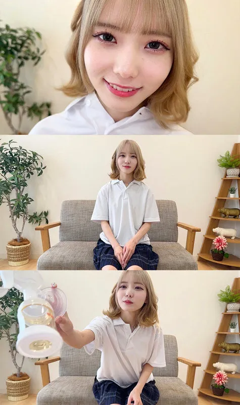 【藍瀬ミナ】ギャル ミナさん【Cカップ金髪ギャルJK 搾乳・中出しハメ撮り流出】