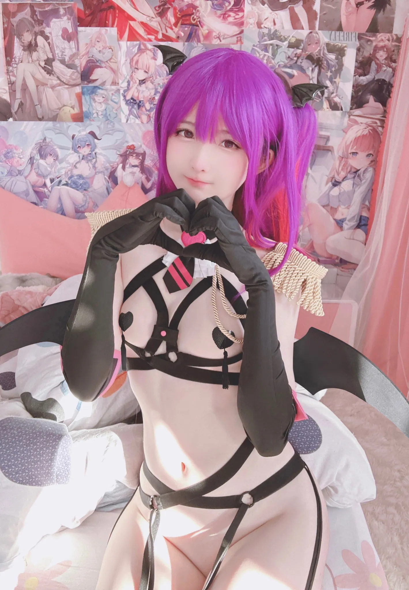 【にごリリミリエラ】みさ呆呆　ミリエラ+サンタ+私服ツインテール