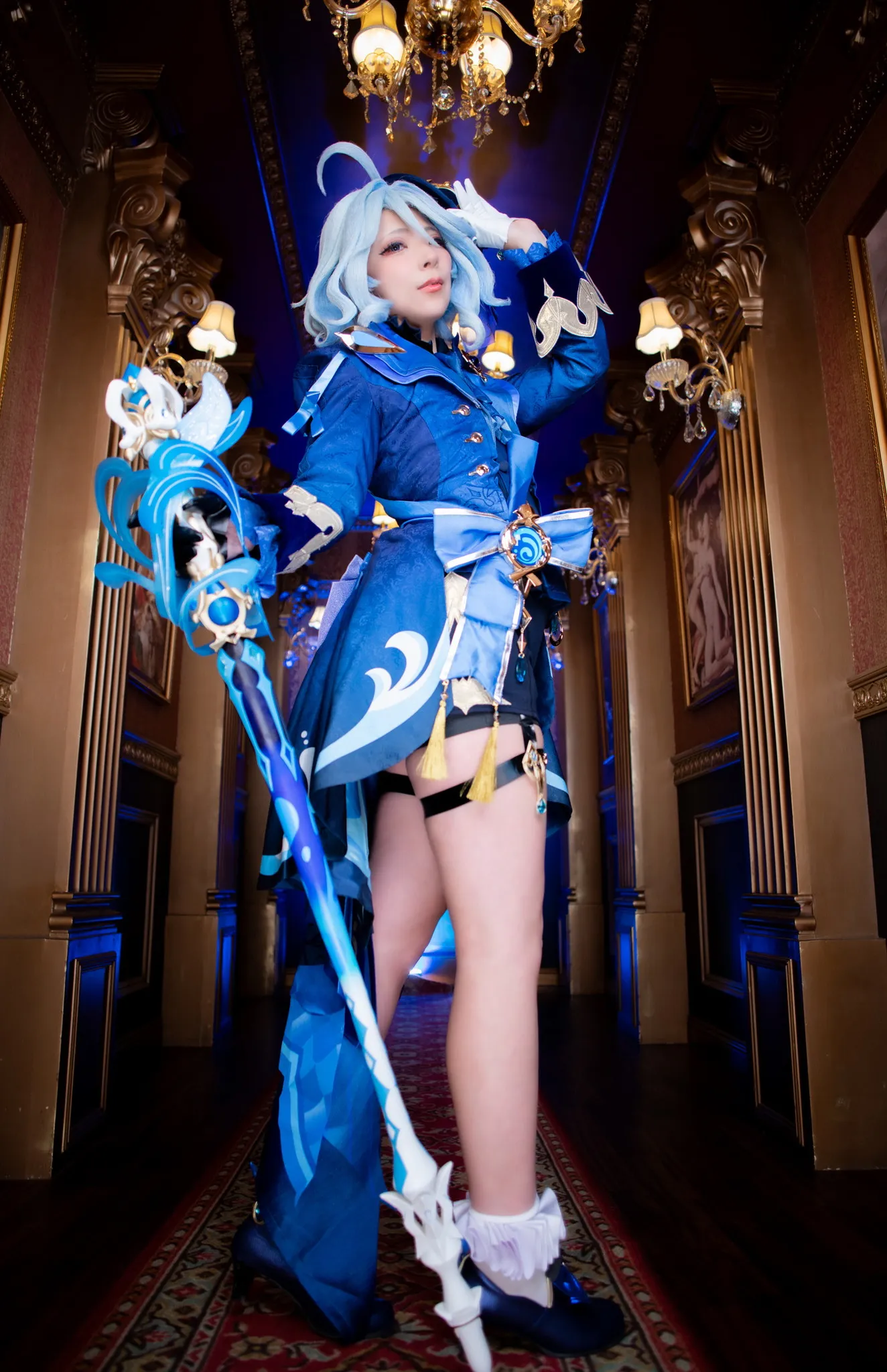 【こも】【原神フリーナ同人AV】僕はザーメン**です